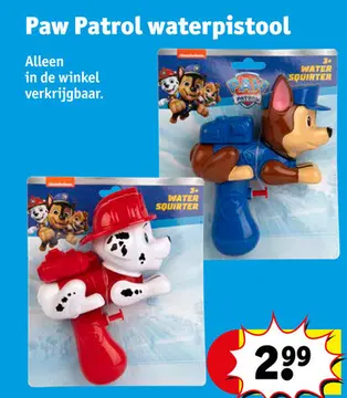 Aanbieding: Paw Patrol waterpistool