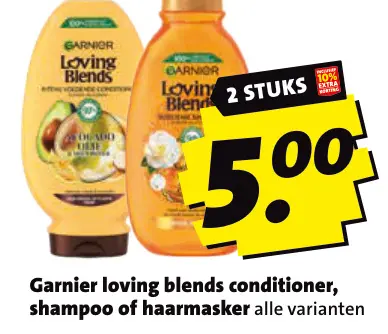 Aanbieding: Garnier Loving Blends conditioner, shampoo of haarmasker