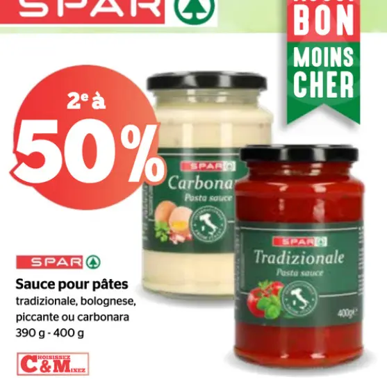 Offre: Sauce pour pâtes