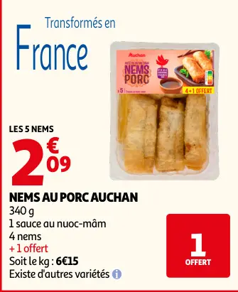 Offre: Nems au porc