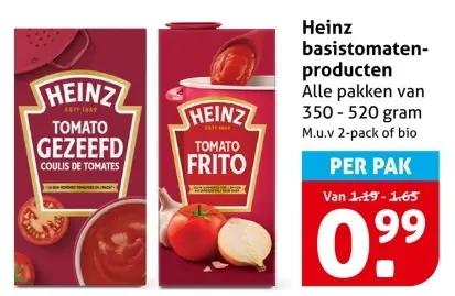 Aanbieding: basistomatenproducten