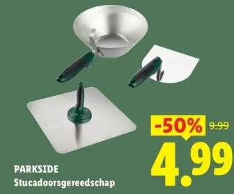 Aanbieding: Stucadoorsgereedschap