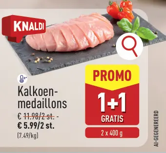 Promotie: Kalkoenmedaillons