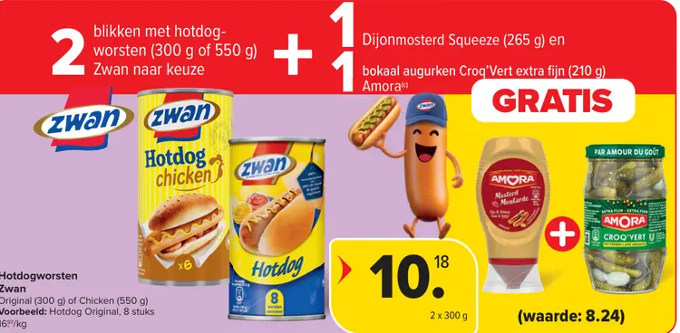 Promotie: Hotdogworsten