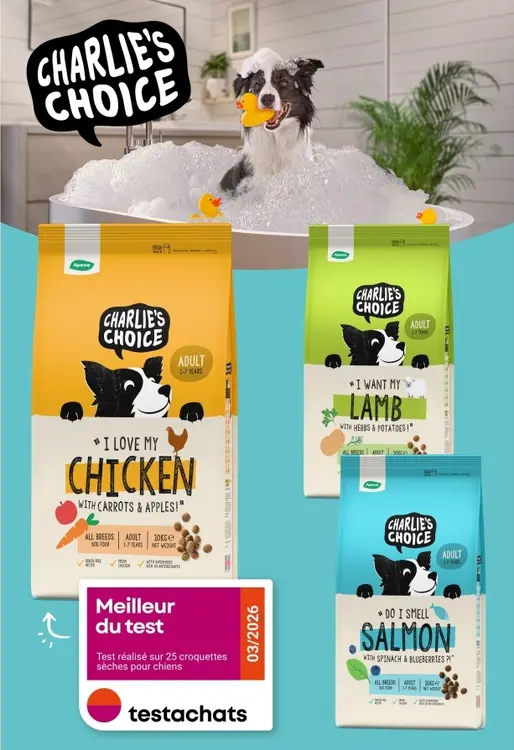 Offre: Charlie's Choice Dog Food