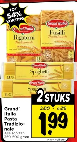 Aanbieding: Pasta Tradizionale