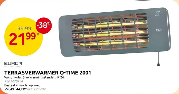Promotie: Terrasverwarmer Q-time 2001