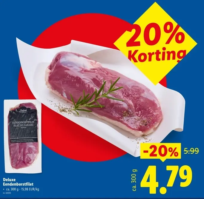 Promotie: Eendenborstfilet