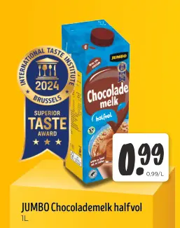 Aanbieding: Chocolademelk halfvol