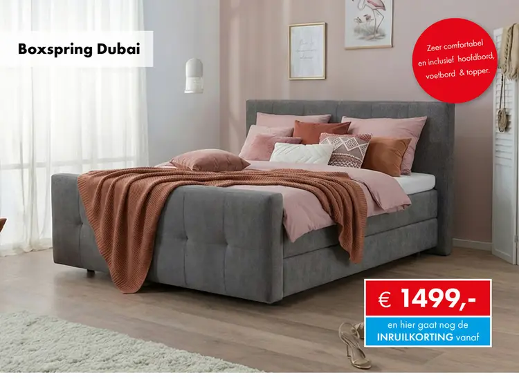 Promotie: Boxspring Dubai