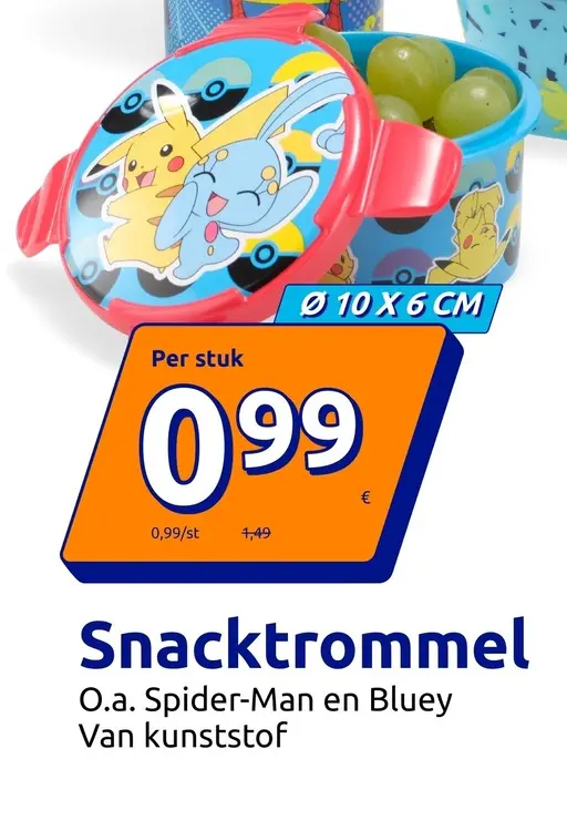 Promotie: Snacktrommel