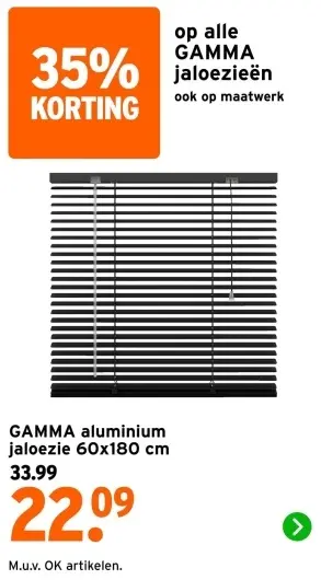 Aanbieding: Alle GAMMA jaloezieën