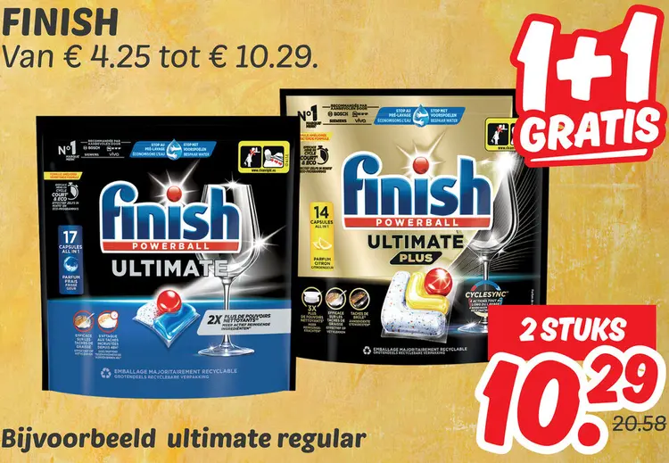 Aanbieding: FINISH Powerball Ultimate