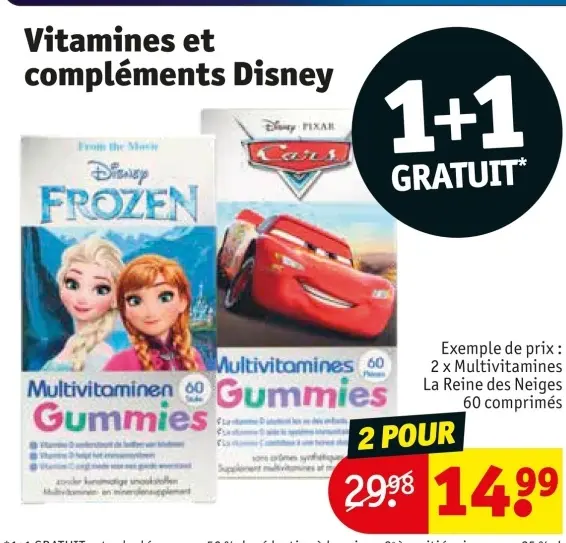 Offre: Vitamines et compléments Disney