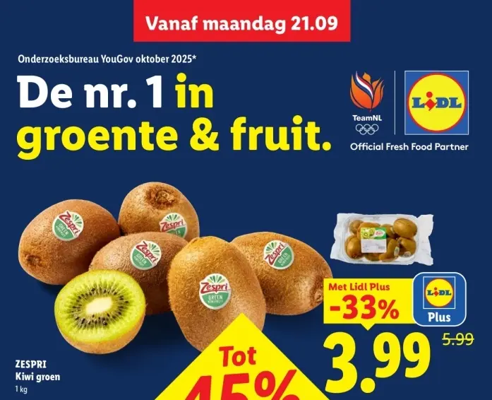 Aanbieding: Kiwi groen