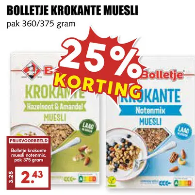 Aanbieding: Krokante Muesli