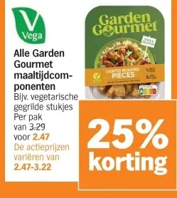 Aanbieding: Alle Garden Gourmet maaltijdcomponenten