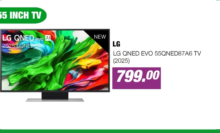 Aanbieding: LG QNED EVO 55QNED87A6 TV (2025)