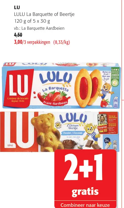 Promotie: La Barquette of Beertje