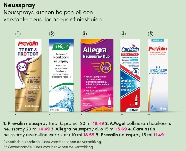 Aanbieding: Neusspray