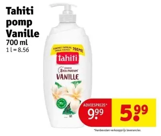 Promotie: Tahiti pomp Vanille