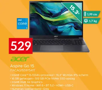 Aanbieding: Aspire Go 15