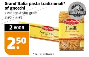 Aanbieding: Grand'Italia pasta tradizionali of gnocchi