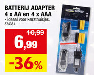 Aanbieding: Batterij adapter 4 AA/AAA