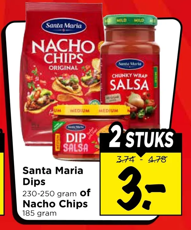 Aanbieding: Dips of Nacho Chips