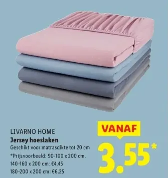 Aanbieding: Jersey hoeslaken
