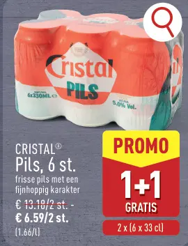 Aanbieding: Cristal Pils