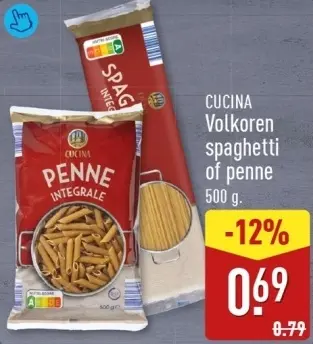 Aanbieding: Volkoren spaghetti of penne
