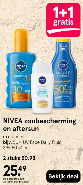 Aanbieding: Zonbescherming en aftersun