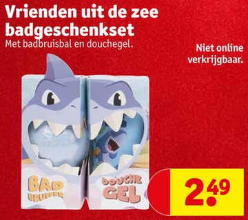 Aanbieding: Vrienden uit de zee badgeschenkset