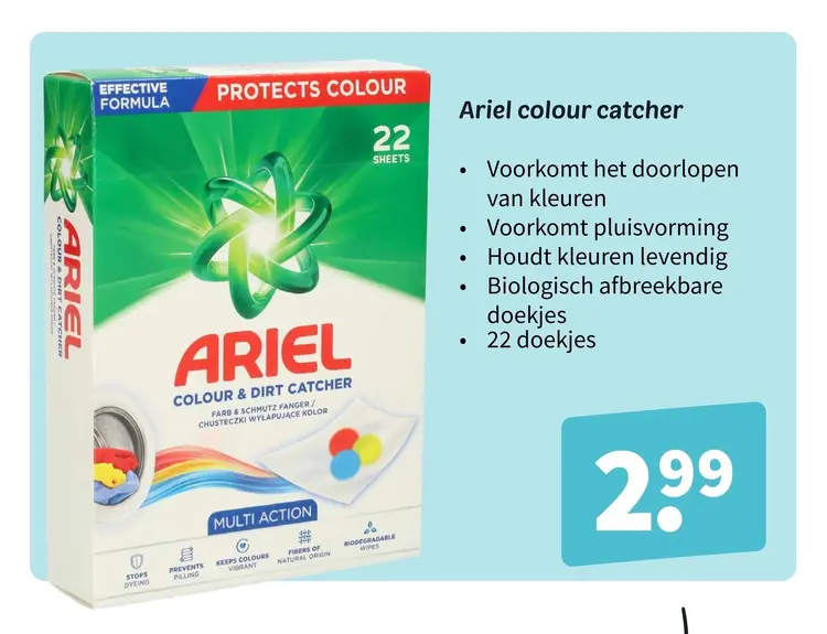 Promotie: Ariel colour catcher