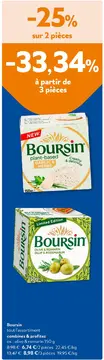 Offre: Boursin plant-based Garlic & Herbs