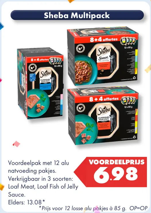 Aanbieding: Sheba Multipack
