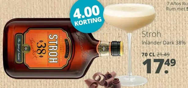 Aanbieding: Stroh Inländer Rum