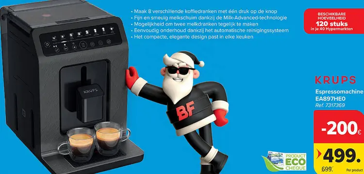 Aanbieding: Espressomachine EA897HE0