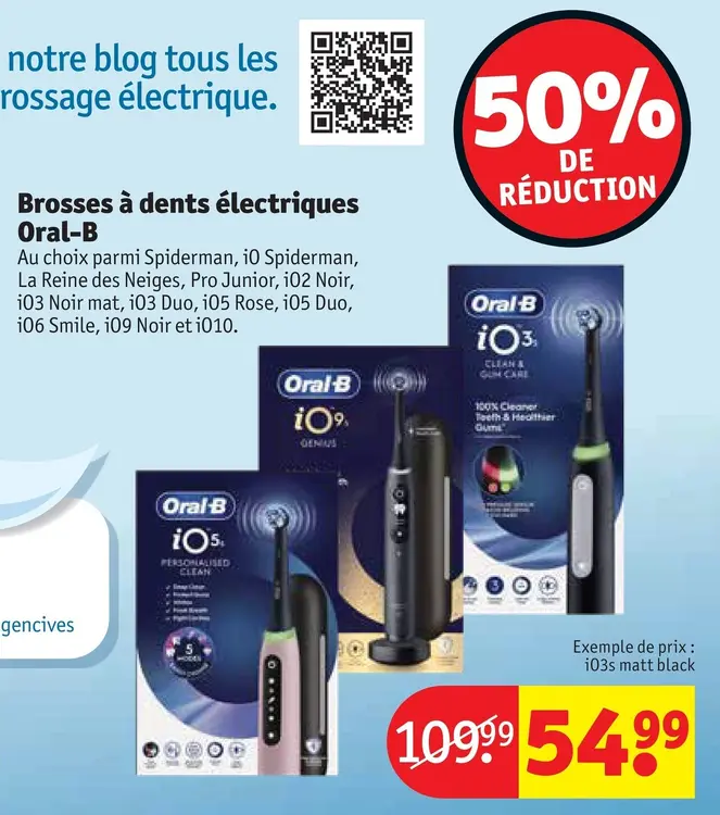 Offre: Brosses à dents électriques