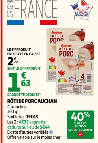 Offre: Rôti de porc