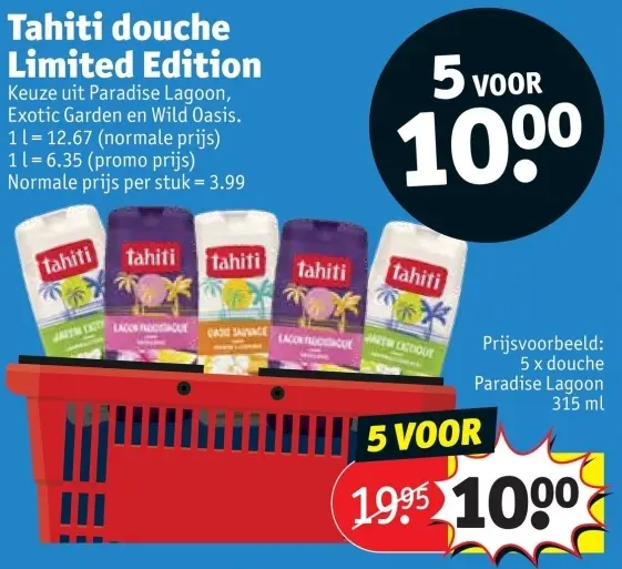 Promotie: Douche Limited Edition