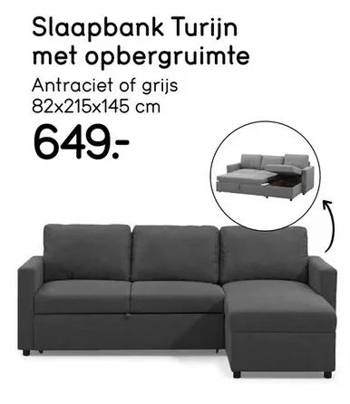 Aanbieding: Slaapbank Turijn