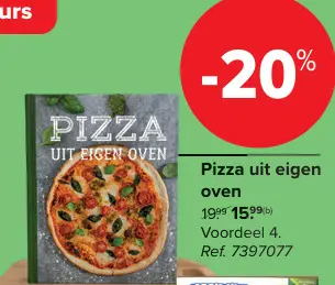 Promotie: Pizza uit eigen oven