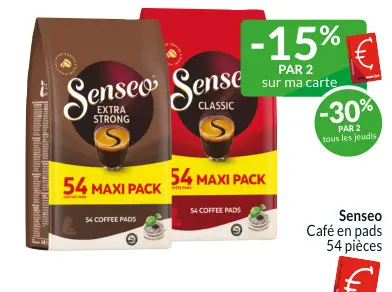 Offre: Café en pads