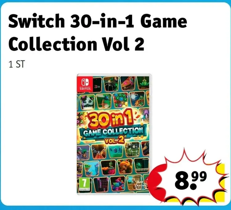 Promotie: Switch 30-in-1 Game Collection Vol 2