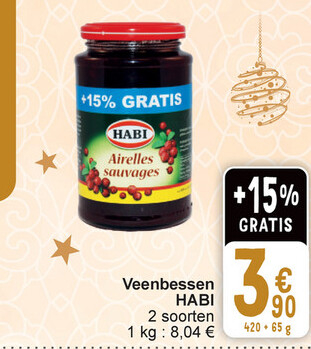 Aanbieding: Veenbessen HABI