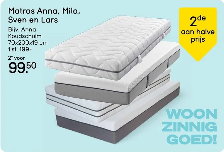 Promotie: Matras Anna, Mila, Sven en Lars