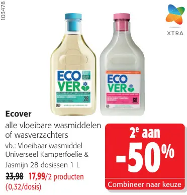 Promotie: Vloeibare wasmiddelen of wasverzachters