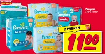 Aanbieding: Pampers alle varianten